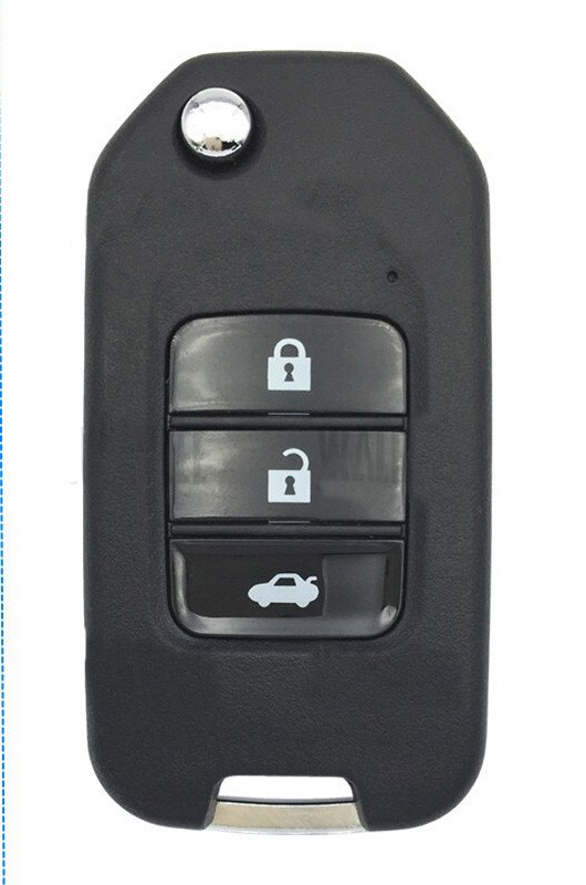 Llave Con Control 3 Botones Honda