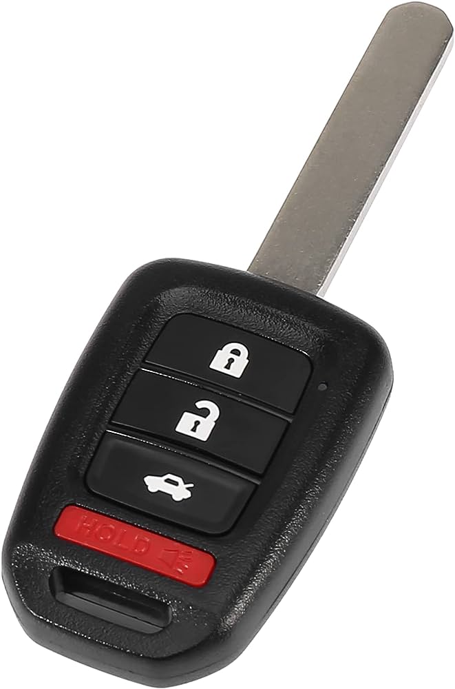 Llave c/control Honda 3 Botones + Panic MLBHLIK6-1TA