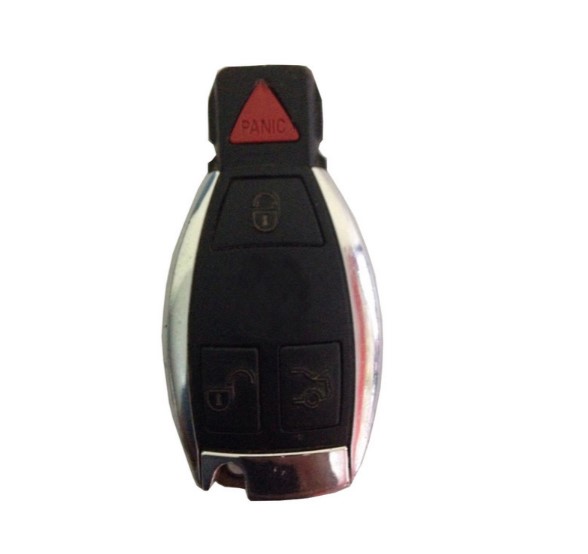 Llave con control Mercedes 3 Botones + Panic