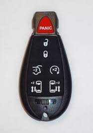 Llave Fobik Chrysler - Dodge - Jeep 6 Botones + Panic