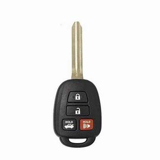 [AK-09-270] Llave Con Control Corolla 14-18 3 Bot + Panic