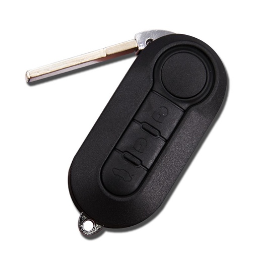 [AK-09-206] Llave Con Control Fiat 500 De 3 Botones