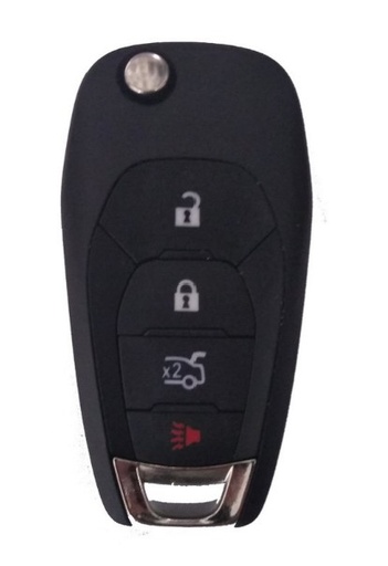 [AK-09-153] Llave con control Chevrolet 3 Botones + Panic