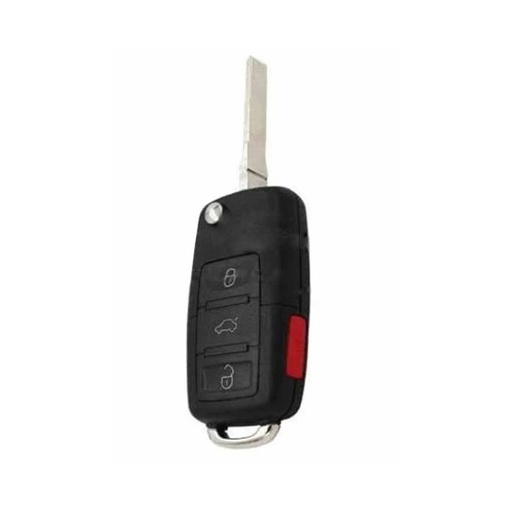 [AK-09-128] Llave con control De Vw 3 Botones +Panic