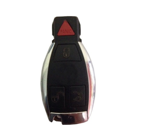 [AK-09-98] Llave con control Mercedes 3 Botones + Panic