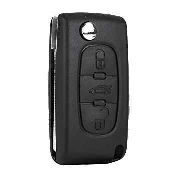 [AK-09-86] Llave Con Ctrl Peugeot 3 Botones